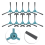 10PCS Vacuum Side Brush Kit for ATVEL R80 Base Cleaner Accessories Replacement 7