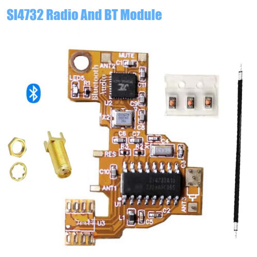 SI4732 Bluetooth Modified Module Radio and HiFi Stereo Transmitter for UV K5 K6 2
