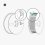 For 3D Printer High Temperature Material Rack Reusable Spool for ABS ASA PA6-GF ABS-GF Filament 6