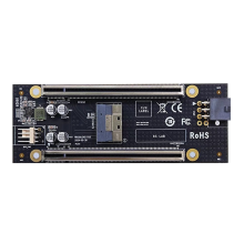 PCIe4.0 X16 Slot Adapter Card to SFF-8654 8i Riser Need Motherboard Support Splitting X4+X4