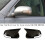 Rear View Mirror Cover Side Wing Door Caps for E140 E150 2006-2013 Bright Black 8