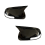 Rear View Mirror Cover Side Wing Door Caps for E140 E150 2006-2013 Bright Black 6