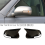 Rear View Mirror Cover Side Wing Door Caps for E140 E150 2006-2013 Bright Black 7