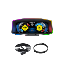 P4 OBD+GPS HUD 6.2 Inch LCD Screen Head Up Display Multi-Function Smart Speed Turbine Accelerometer Slope Hud Meter