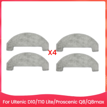 Mop Cloth for D10/T10 Lite Q8/Q8max Vacuum Cleaner Parts Efficient Household Cleaning Accessories 4PCS