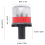 Boat Solar Powered LED Strobe Light PC Shell Reflective Waterproof Switch Beacon Warning Lamp Safety 7