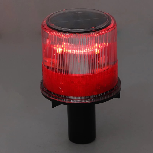 Boat Solar Powered LED Strobe Light PC Shell Reflective Waterproof Switch Beacon Warning Lamp Safety 2