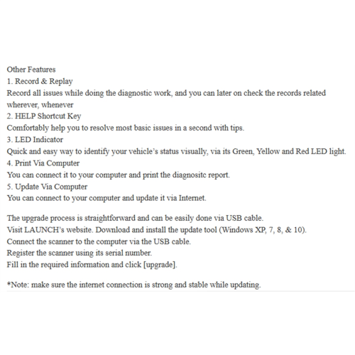 Launch CR529 Car Diagnostic Tool OBD2 Detector Code Reader 529 Engine Scanner Support Multilingual 2
