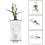 Electric Scooter Controller Aluminum Brushless Motor 36V 15A 350w for Replace Part 3