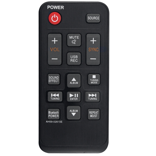 Replace AH59-02615E Remote Control for Audio Soundbar System