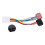 Arnés de cableado ISO para coche Juke/Pathfinder/Qashqai 6