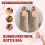 Burlap Wine Bags with Drawstrings, Single Reusable Bottle Covers Ropes and Tags (10 Pcs) 6