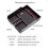 Armrest Storage Box for Alphard VELLFIRE AH30 2015-2018 Center Console Organizer Insert Cup Holder ABS Tray Pallet Container with USB Hole 6