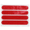 Front Rear Wheel Cover Protective Shell Reflective Sticker for Max G30 Scooter Accessories 4PCS, Red 8