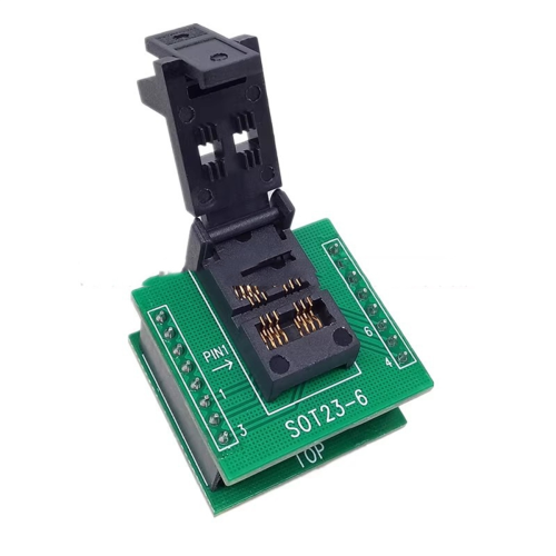 For SOT23-6L SOT23 to DIP6 IC Programmer Adapter Chip Test Socket Burning Seat Easy Installation 2
