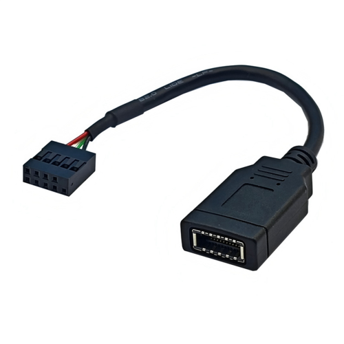 USB 9PIN to Type-C Front Panel Cable TYPE-E KEY-A Adapter 1