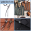 Bolo Tie Accessory Kit Round Slide Textured Tip Black Wire Alloy Replacement End Cap for Making A 5
