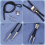 Bolo Tie Accessory Kit Round Slide Textured Tip Black Wire Alloy Replacement End Cap for Making A 6