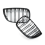Car Grille for E81 E87 2004-2007 Racing Grills Grilles ABS 3