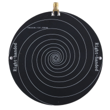 510MHZ-10GHZ Ultra-Wideband Circularly Polarized Antenna RFID High Frequency Equiangular Spiral B