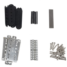 A Set Guitar Humbucker Pickup Kits Producing Accessories/Cupronickel Baseplate/Spacer/Bobbin/ Pole /Bar Alnico V Magnet