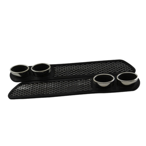 2PCS Car Universal Exhaust Pipe Adhesive Tape Simulation Grid Double Vent