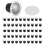50Sets Refillable Coffee Capsules Cup Disposable Packaging Cafe Supplies for Black 4