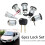 6Pcs Front Rear Door Ignition Full Left Right Lock Set with 2 Keys for Transit Mk5 1994-2000 3