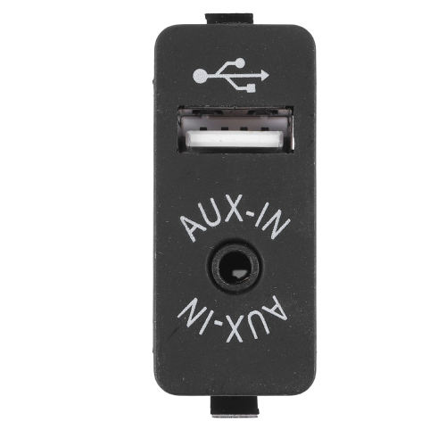 Car USB AUX In Plug Auxiliary Input Socket Adapter for E81 E87 E90 F10 F12 E70 X4 X5 X6 2