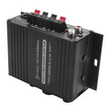 12V Mini Audio Power Car Amplifier Digital Receiver AMP Dual Channel 20W+20W Bass Treble Volume Control for Home
