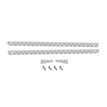 for MN D90 D99S MN99S 1/12 RC Car Upgrade Parts Rear & Side Metal Skid Plate Antiskid Board Scratch Prevention