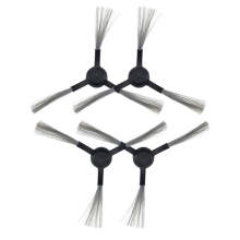 4 Pieces for Mi 1C Robot Vacuum Cleaner Parts Replacement Side Brush Spare Black