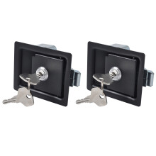 2PCS Trailer Tool Box Locks Door Paddle Handle Latch Anti-Theft for RV Truck