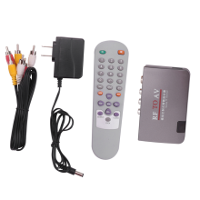 to AV Converter,Channel Selector,Booster,Cable TV Projection TV,Video Port Supports Full System AC110-240V US Plug