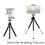 Mini Portable Tripod Adjustable Aluminum Alloy for Camera Projector Black 5