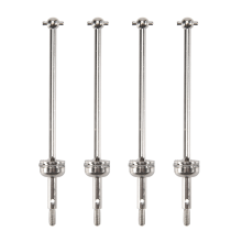 4PCS Metal Drive Shaft for 144001 1/14 4WD RC Car Vehicle Models Parts 144001-1315 Front Wheel