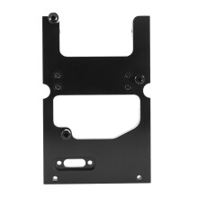 Rc Car Metal Steering Servo Warehouse Fixed Mounting Bracket for B14 B24 C14 C24 Q65 Mn D90 D99S Mn45,Black