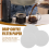 350PCS Round Disposable Drip Coffee Filter Paper Strainers for Maker and Espresso 6