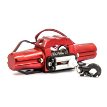 Double Motor Metal Simulated Winch for 1/10 RC Crawler Car D90 Axial SCX10 TRX4 KM2 Parts Accessories