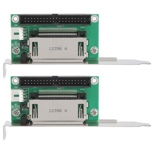 2Pcs to IDE Adapter Card 40-Pin Desktop 3.5 with Bezel