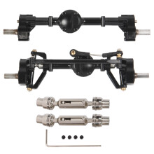 2Pcs Front and Rear Portal Axle with Metal Drive Shaft for C14 C24 C24-1 C34 C44 B14 B24 1/16 RC Car Upgrade Parts