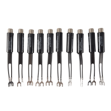 10 PCS UHF VHF FM 75-300 Ohm TV Antenna Adapter Matching Transformer Coaxial Cable