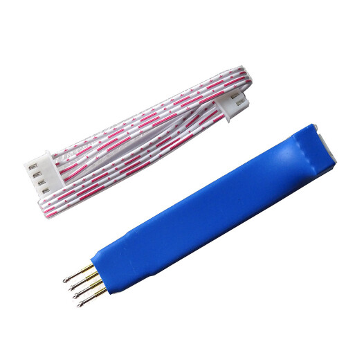 2.54MM 4P STM32 Programming Probe Module STM8 Pogo Pin XH2.54 Socket Cable DIY Test, 1