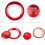 Ignition Button Decals for Push Start Stop Stickers Caps Covers 6