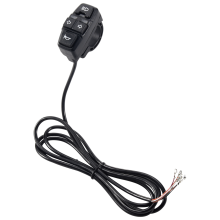 Ebike Light Switch+Horn and Turning Switch Scooters Electric Bicycle Intelligent Mountain Bike DIy Accessories,48V