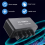 Stereo Audio Mixer 1 Input 5 Output Multi-Channel Source Distributor Interface for Power Amplifiers 6