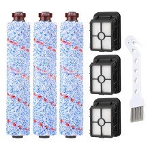 Replacements Compatible for , 3 Multi- Brush Roll 1868 + Vacuum Filter 1866