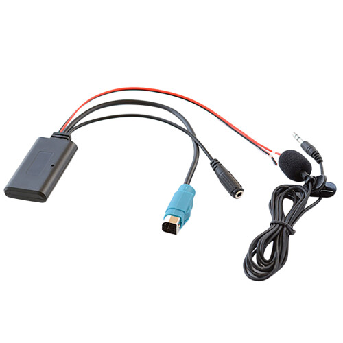 Car Radio -237B AUX Input Replacement 3.5MM Audio MP3 Bluetooth 5.0 Microphone Adapter for