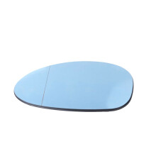 Left Driver Side Blue Wing Door Mirror Rearview Glass Heated for 1 3 Series E81 E87 E82 E46 E90 E92 Z4 E85