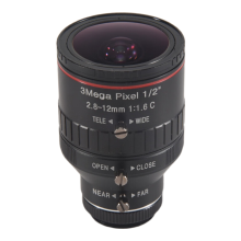 Industrial Lens Manual Iris Zoom 2.8-12mm 3MP C Mount CCTV LENS Camera Accessories